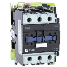 Контактор трехполюсный EKF Basic КМЭ-95 3NO 1NO+1NC, катушка управления 400В, рабочий ток 95А AC