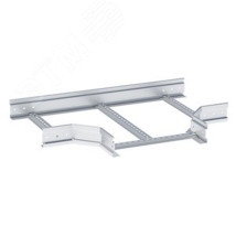 Ответвитель T-образный EKF M-Line 100х900 лестничный, усиленный, толщина корпуса - 2 мм, корпус - оцинкованная сталь, цвет - серый