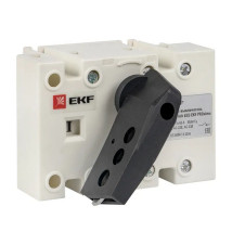 Рубильник-выключатель EKF PowerSwitch 3P 63 А c рукояткой управления для прямой установки