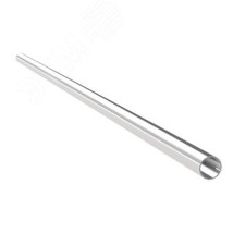 Труба безрезьбовая EKF ST-Line Дн63 длина - 3 м, толщина - 1.5 мм, жесткая, материал - сталь, цвет - серый