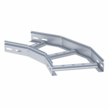 Угол горизонтальный лестничный EKF M-line 80х600 45° толщина материала - 1.2 мм, корпус - оцинкованная сталь, цвет - серый