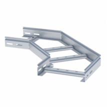 Угол горизонтальный лестничный EKF M-line 80х300 90° толщина материала - 1.2 мм, корпус - оцинкованная сталь, цвет - серый