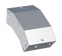 Угол вертикальный внутренний EKF T-line HDZ 100х400 45° толщина - 0.8, корпус - сталь, светло-серый