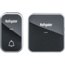 Звонок беспроводной NAVIGATOR NDB-D-AC05-1V1-BL IP20, корпус - пластик