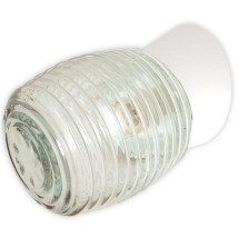 Светильник под лампу Элетех Бочонок 129x65x163 мм, накладной, цоколь - E27, материал корпуса - пластик, цвет - белый