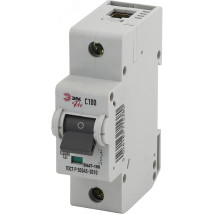 Автоматический выключатель однополюсный ЭРА PRO ВА47-100 1P (D) 80 А, сила тока 80 А, отключающая способность 10 kА, тип расцепителя D