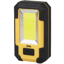 Фонарь светодиодный ЭРА RA-801 рабочий, аккумуляторный, количество светодиодов 1 COB-матрица, дальность луча 40 м, световой поток 400 Лм, IP40, цвет – желто-черный