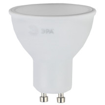 Лампа светодиодная ЭРА LED MR16 GU10 Софит 50 мм, мощность - 8 Вт, цоколь - GU10, световой поток - 640 лм, цветовая температура - 2700K, цвет свечения - теплый, форма - софит