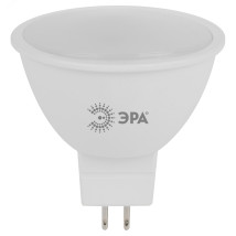 Лампа светодиодная ЭРА RED LINE MR16 50 мм мощность - 11 Вт, цоколь - G5.3, световой поток - 880 лм, цветовая температура - 2700 К, теплый белый, форма  - софит