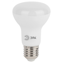 Лампа светодиодная ЭРА STD R 63 мм мощность - 8 Вт, цоколь - E27, световой поток - 640 лм, цветовая температура - 4000 К, нейтральный белый, форма  - рефлектор
