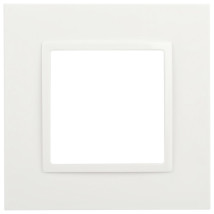 Рамка ЭРА Elegance Classic 14-5011-01 1 пост 116х116х10 мм, корпус - пластик, монтаж - универсальный, цвет - белый