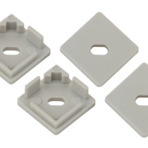 Набор заглушек для профиля ЭРА CAB262 материал - пластик, сквозные, цвет - белый, упак. 4 шт.