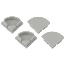 Набор заглушек для профиля ЭРА CAB280 материал - пластик, глухие круглые, цвет - белый, упак. 4 шт.