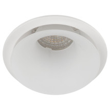 Светильник ЭРА KL103 12 Вт встраиваемый, декоративный, цоколь GU5.3, под LED лампу MR16, IP20, цвет – белый