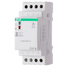 Реле контроля фаз Евроавтоматика F&F CKF-B монтаж на DIN-рейке, контакт 1NО, 16А, 3х230В, IP20