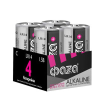 Элемент питания алкалиновый ФАZА C/LR14 1.5 В Alkaline Pack, упаковка 4 шт.