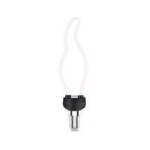 Лампа светодиодная Gauss Black Filament Artline E14 оригинальная контурная 35 мм мощность - 4 Вт, цоколь - E14, световой поток - 330 лм, цветовая температура - 2700 °К, цвет свечения - теплый белый, форма - оригинальная