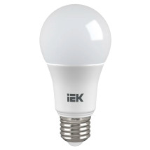 Лампа светодиодная IEK LLE-A60-230V 60 мм мощность - 15 Вт, цоколь - Е27, световой поток - 1350 лм, цветовая температура - 3000 K, теплый белый свет, форма - груша