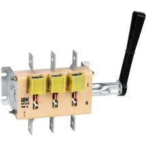 Выключатель-разъединитель IEK ВР32И 3P 400 А трехполюсный, напряжение 690 В