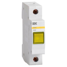 Лампа сигнальная IEK ЛС-47 неон 230В, IP20, цвет – желтый
