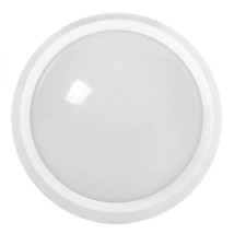 Светильник светодиодный IEK ДПО 5061 24 Вт настенный, цветовая температура 6500К, световой поток 2280 Лм, IP65, форма - круг, цвет - белый
