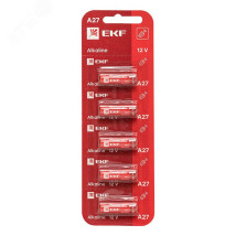 Батарейки алкалиновые  EKF PROxima количество - 5, размер - A27, емкость - 25 Ач