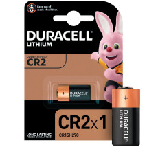 Элемент питания Duracell CR2 ULTRA количество - 1, размер - CR2, тип элемента питания - Li-MnO2