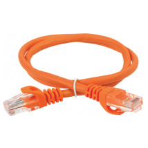 Патч-корд ITK UTP 24AWG длина кабеля - 0.5 м, категория - 5Е, тип разъема - RJ-45, материал оболочки - LSZH, цвет - оранжевый