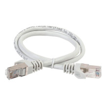 Патч-корд ITK FTP 26AWG длина кабеля - 0.5 м, категория - 5Е, тип разъема - RJ-45, материал оболочки - ПВХ, цвет - серый