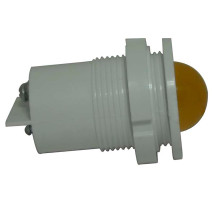 Лампа сигнальная Каскад-Электро СКЛ 11А-Ж-2-220 диаметр отверстия – 27 мм, LED 220В, IP54, цвет – желтый