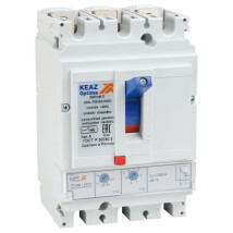 Автоматический выключатель трехполюсный КЭАЗ OptiMat D TM 250А 40кА, сила тока 250 A, отключающая способность 40 кА