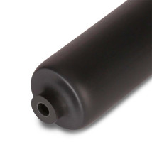Трубка термоусадочная клеевая КВТ ТТК 12/3 мм, длина 1 м, коэффициент усадки 4:1, с подавлением горения, материал - полиолефин, цвет черный