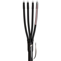 Муфта кабельная КВТ 4ПКТп(б)-1 концевая, количество жил - 4, сечение жил 150-240 мм2, напряжение 1кВ с болтовыми наконечниками с броней для кабелей с пластмассовой изоляцией