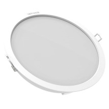 Светильник светодиодный LEDVANCE Eco Class Downlight 18 Вт, встраиваемый, цветовая температура 6500 К, световой поток 1710 лм, материал корпуса - пластик, цвет - белый