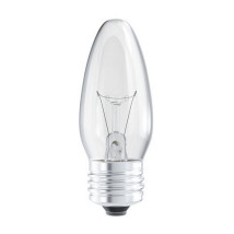 Лампа накаливания Лисма ДС, мощность - 60 Вт, цоколь - E27, световой поток - 660 лм, форма - свеча