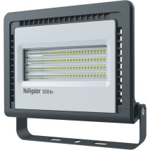 Прожектор светодиодный NAVIGATOR NFL-01 100 Вт, настенный, цветовая температура - 6500 К, световой поток - 8100 лм, IP65, материал корпуса - алюминий, цвет - черный