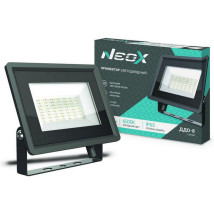 Прожектор светодиодный NEOX ДДО-8 50 Вт, настенный, цветовая температура - 6500 К, световой поток - 5250 лм, IP65, материал корпуса - металл, цвет - черный