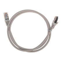 Патч-корд REXANT F/UTP 26AWG длина кабеля - 1 м, категория - 5E, тип разъема - RJ-45, материал оболочки - LSZH, цвет - серый