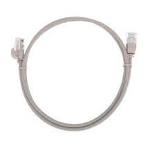 Патч-корд REXANT U/UTP 28AWG длина кабеля - 1 м, категория - 6A (10G), тип разъема - RJ-45, материал оболочки - LSZH, цвет - серый