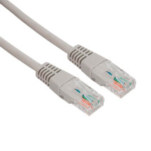 Патч-корд REXANT U/UTP неэкранированный, длина кабеля - 1.5 м, категория - 5E, тип разъема - RJ-45, материал оболочки - LSZH, цвет - серый