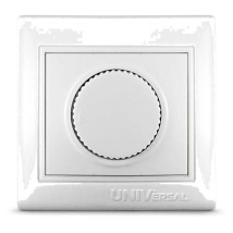 Светорегулятор UNIVersal Севиль 500Вт скрытой установки, цвет - белый