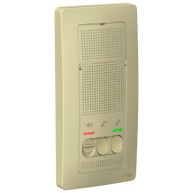 Устройство переговорное Systeme Electric Blanca 4.5В для домофонных систем, настенный, с регулировкой громкости, цвет бежевый